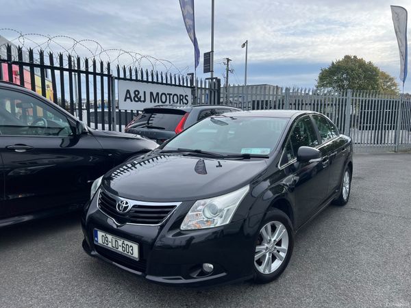 Toyota Avensis Saloon, Petrol, 2009, Black