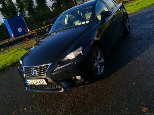Lexus IS Saloon, Petrol Hybrid, 2013, Black