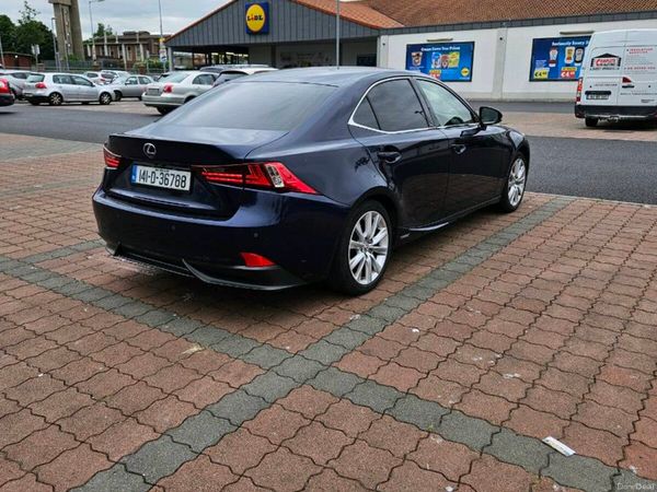 Lexus IS Saloon, Petrol Hybrid, 2014, Blue