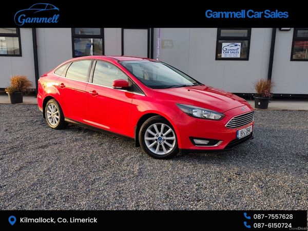 Ford Focus Saloon, Diesel, 2015, Red