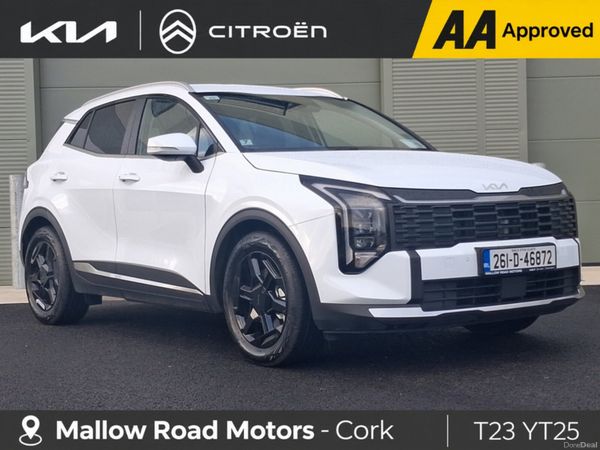 Kia Sportage MPV, Diesel Hybrid, 2026, White