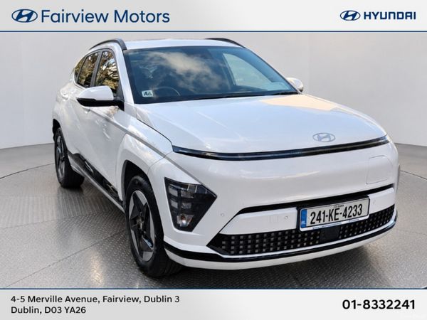 Hyundai KONA SUV, Electric, 2024, White