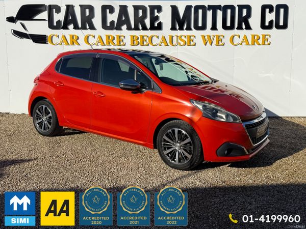 Peugeot 208 Hatchback, Petrol, 2017, Orange