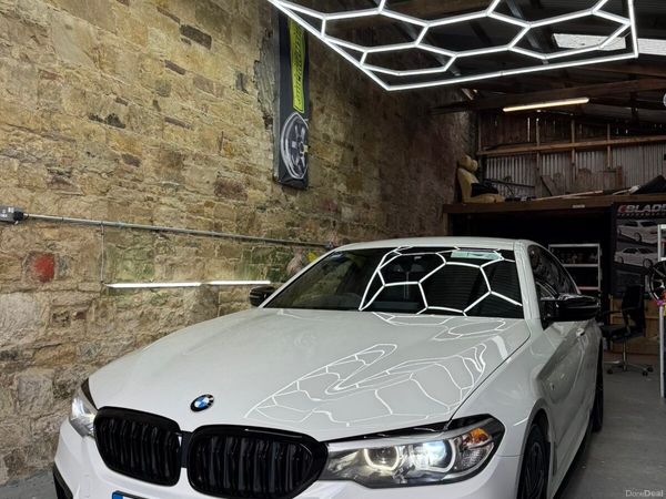BMW 5-Series Saloon, Diesel, 2017, White