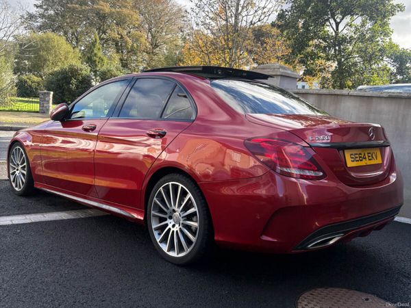 Mercedes-Benz C-Class Saloon, Diesel, 2015, Red