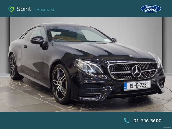 Mercedes-Benz E-Class Coupe, Diesel, 2019, Black
