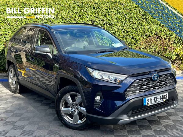 Toyota RAV4 Estate, Petrol Hybrid, 2021, Blue