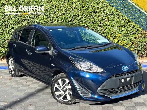 Toyota Aqua Hatchback, Petrol Hybrid, 2019, Blue