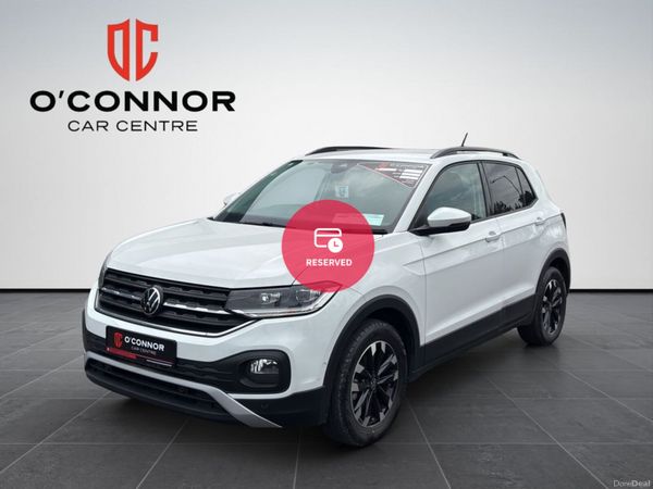 Volkswagen T-Cross SUV, Petrol, 2021, White