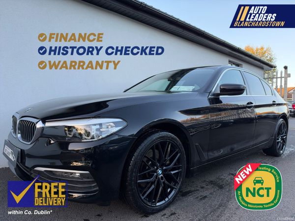 BMW 5-Series Saloon, Diesel, 2019, Black