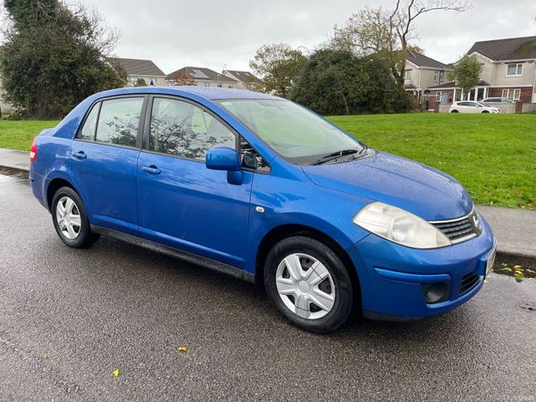 Nissan Tiida Saloon, Petrol, 2007, Blue