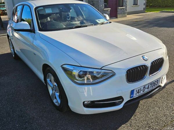 BMW 1-Series Hatchback, Petrol, 2014, White