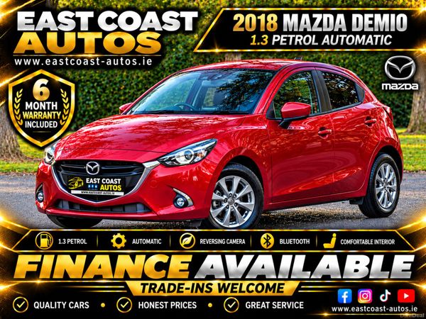 Mazda Demio Hatchback, Petrol, 2018, Red
