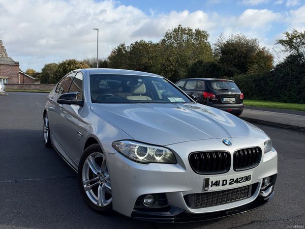 BMW 5-Series Saloon, Diesel, 2014, Silver