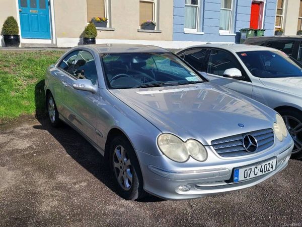 Mercedes-Benz CLK Coupe, Petrol, 2007, Silver