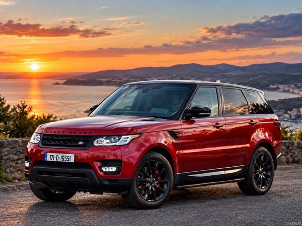 Land Rover Range Rover Sport SUV, Diesel, 2017, Red
