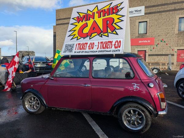Austin Mini Saloon, Petrol, 1994, Red