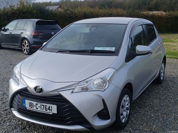 Toyota Vitz Hatchback, Petrol, 2018, Silver
