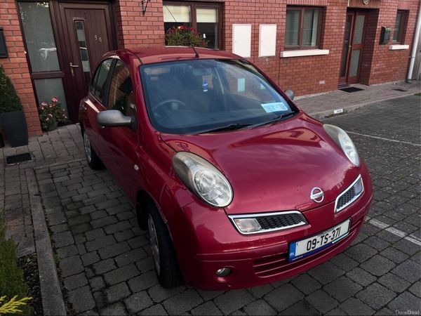Nissan Micra Hatchback, Petrol, 2009, Red