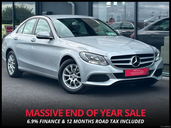 Mercedes-Benz C-Class Saloon, Diesel, 2016, Silver