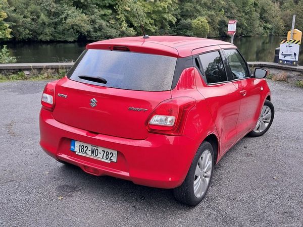 Suzuki Swift Hatchback, Petrol, 2018, Red