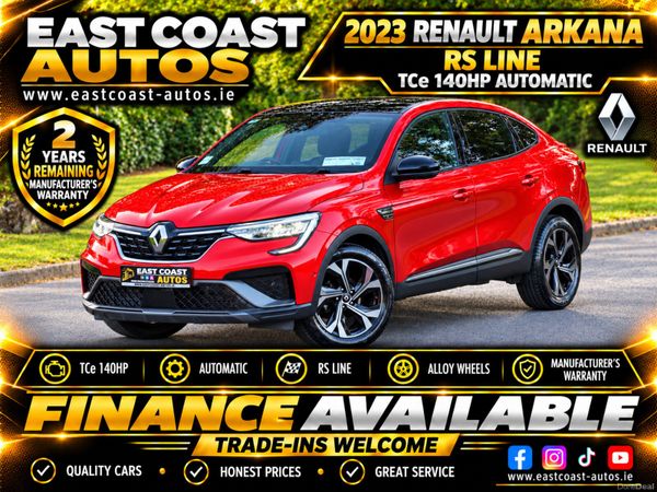 Renault Arkana Hatchback, Petrol, 2023, Red