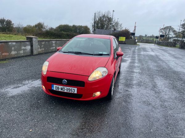 Fiat Punto Hatchback, Petrol, 2008, Red