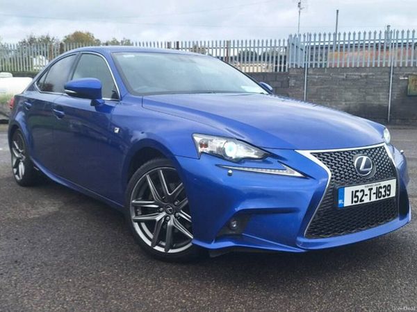 Lexus IS Saloon, Petrol Hybrid, 2015, Blue