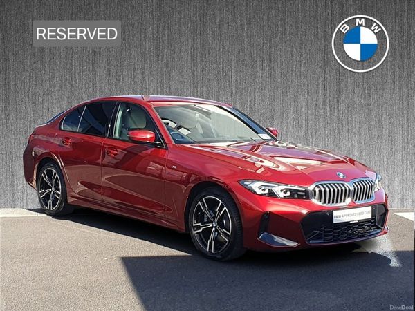 BMW 3-Series Saloon, Petrol Plug-in Hybrid, 2026, Red
