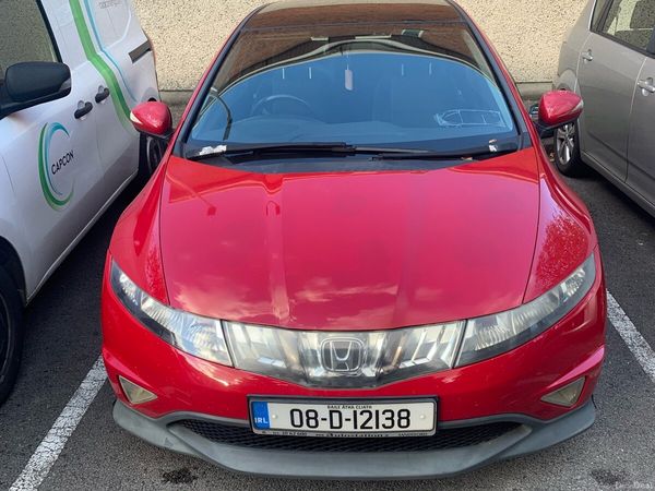 Honda Civic Hatchback, Petrol, 2008, Red