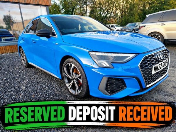 Audi A3 Saloon, Petrol, 2022, Blue