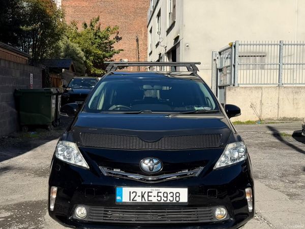 Toyota Prius MPV, Petrol Hybrid, 2012, Black