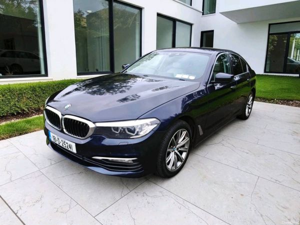 BMW 5-Series Saloon, Diesel, 2018, Blue