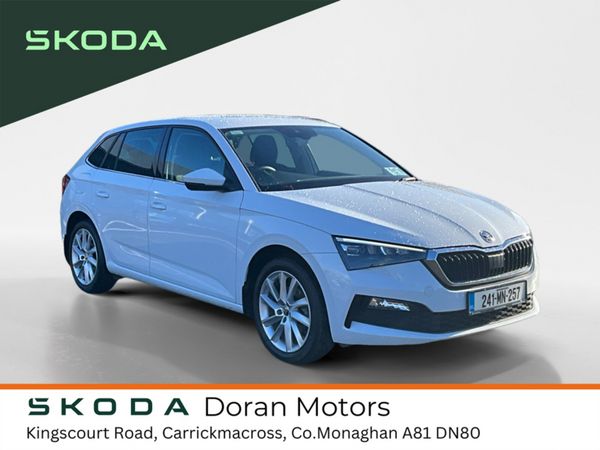 Skoda Scala Hatchback, Petrol, 2024, White