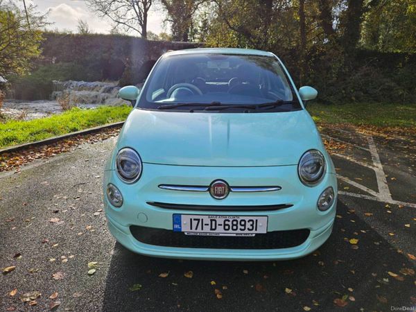 Fiat 500 Hatchback, Petrol, 2017, Green
