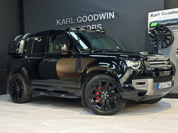 Land Rover Defender SUV, Petrol Plug-in Hybrid, 2025, Black
