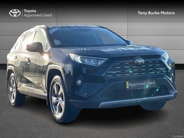 Toyota RAV4 SUV, Petrol Hybrid, 2021, Black