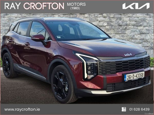 Kia Sportage SUV, Petrol Plug-in Hybrid, 2026, Red