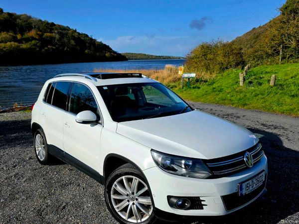 Volkswagen Tiguan SUV, Diesel, 2015, White