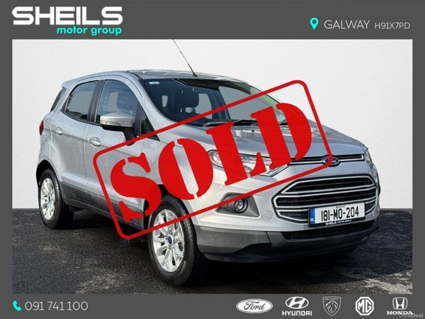 Ford EcoSport SUV, Diesel, 2018, Silver