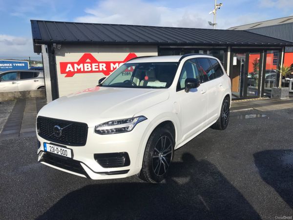 Volvo XC90 SUV, Petrol Plug-in Hybrid, 2023, White