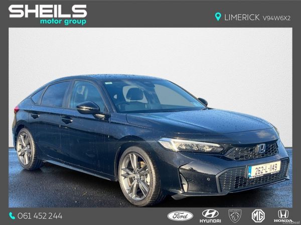 Honda Civic Hatchback, Petrol Hybrid, 2026, Black