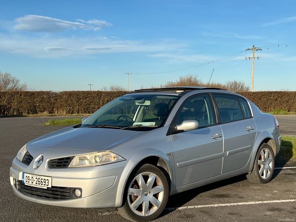 Renault Megane Saloon, Petrol, 2009, Silver