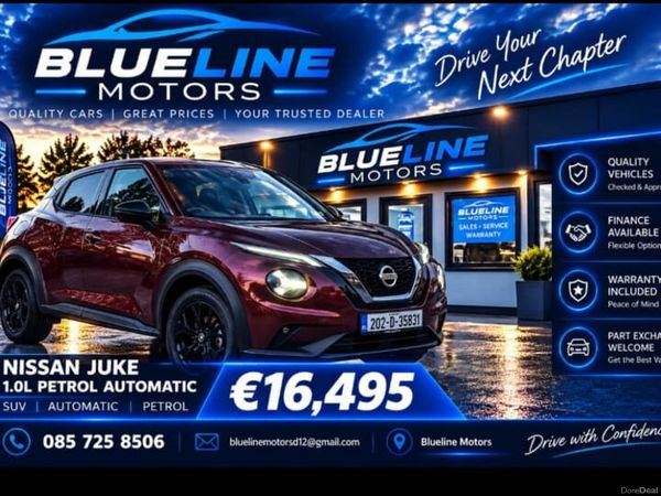 Nissan Juke SUV, Petrol, 2020, Red
