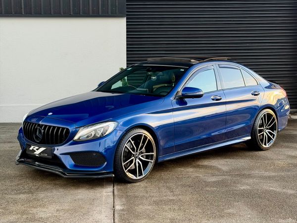 Mercedes-Benz C-Class Saloon, Diesel, 2017, Blue