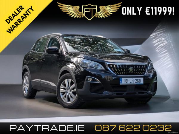 Peugeot 3008 MPV, Petrol, 2018, Black