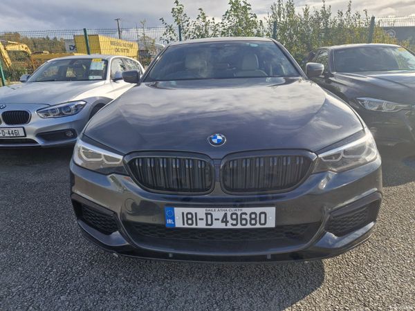 BMW 5-Series Saloon, Petrol Plug-in Hybrid, 2018, Grey