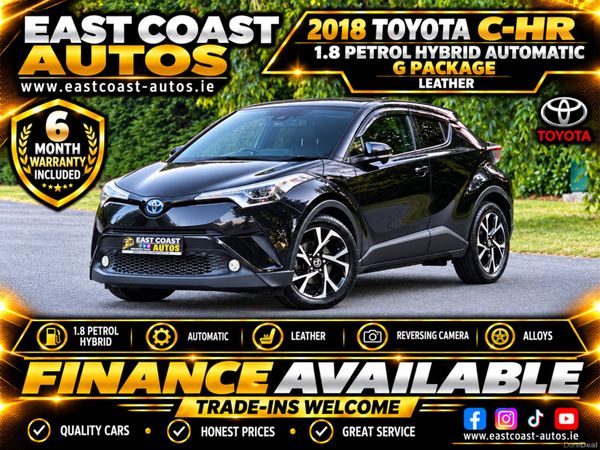 Toyota C-HR Hatchback, Petrol Hybrid, 2018, Black