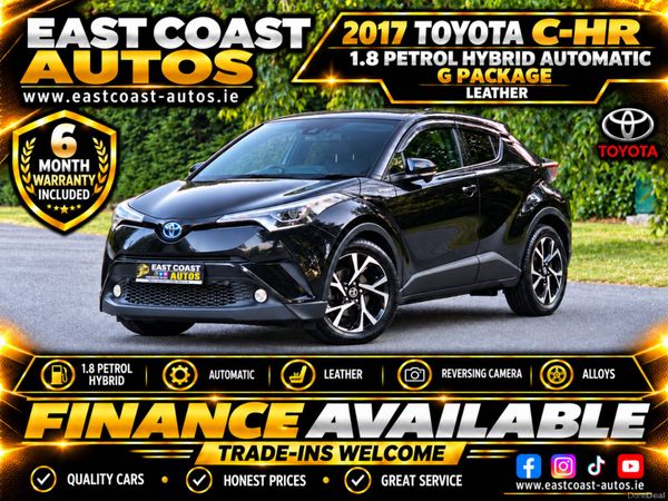 Toyota C-HR SUV, Petrol Hybrid, 2017, Black