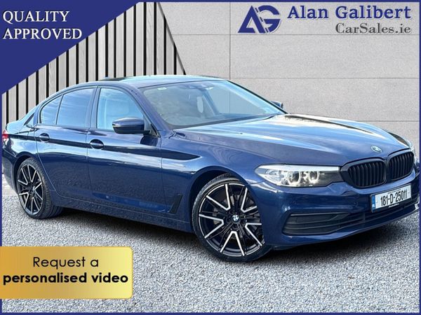 BMW 5-Series Saloon, Diesel, 2018, Blue